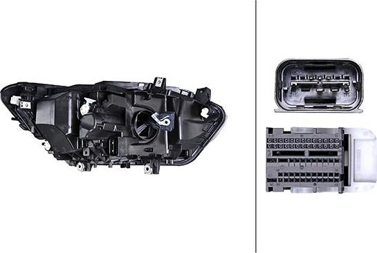 HELLA 1EX 011 930-911 - Основна фара autocars.com.ua