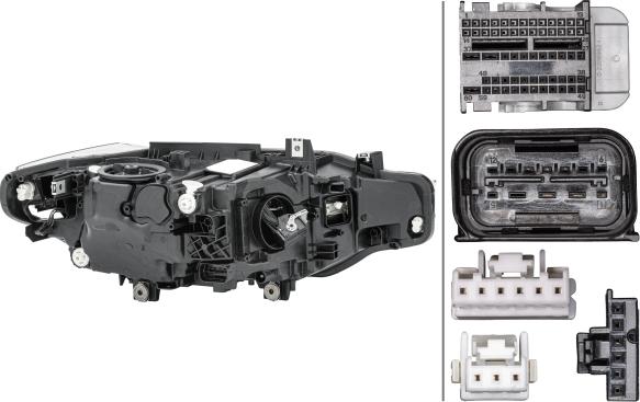 HELLA 1EX 012 102-911 - Основная фара avtokuzovplus.com.ua