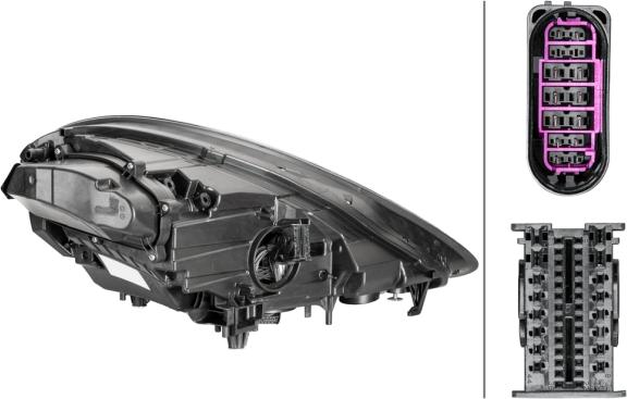 HELLA 1EX 012 222-411 - Основна фара autocars.com.ua