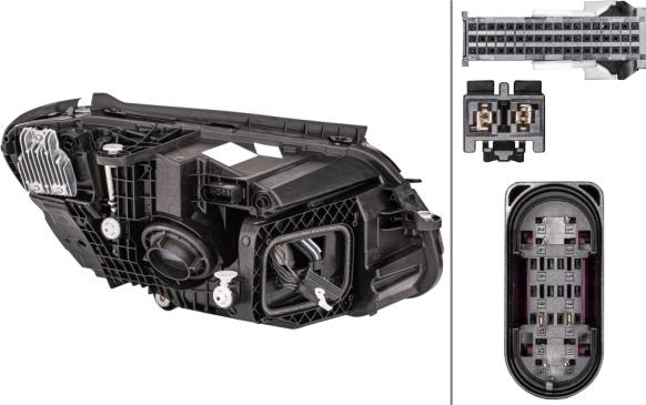 HELLA 1EX 013 063-551 - Основна фара autocars.com.ua