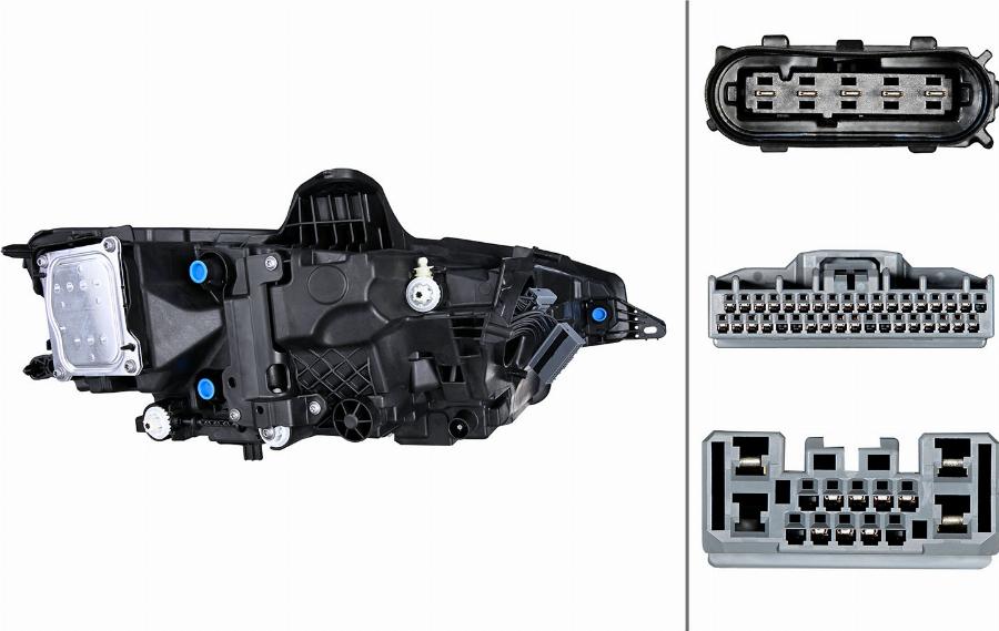 HELLA 1EX 013 507-911 - Основна фара autocars.com.ua