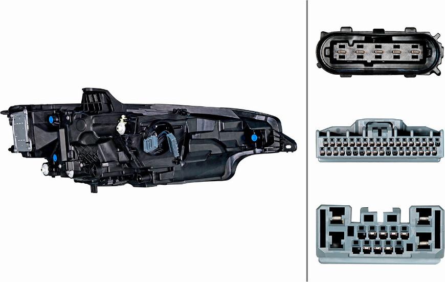 HELLA 1EX 013 508-911 - Основна фара autocars.com.ua