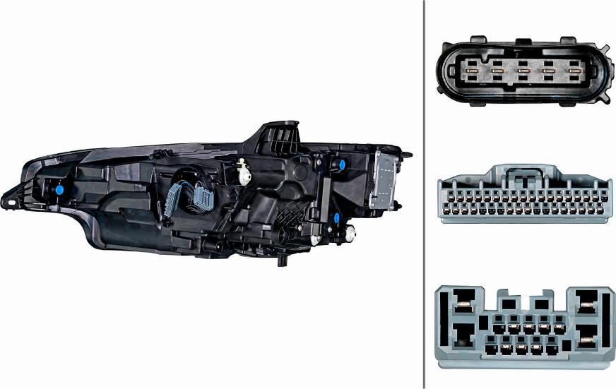 HELLA 1EX 013 508-921 - Основна фара autocars.com.ua