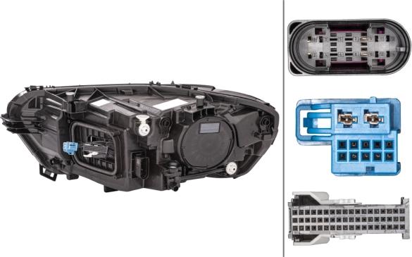 HELLA 1EX 015 086-521 - Основна фара autocars.com.ua