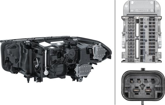 HELLA 1EX 015 449-521 - Основна фара autocars.com.ua