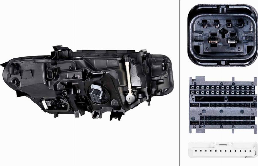 HELLA 1EX 016 808-751 - Основна фара autocars.com.ua