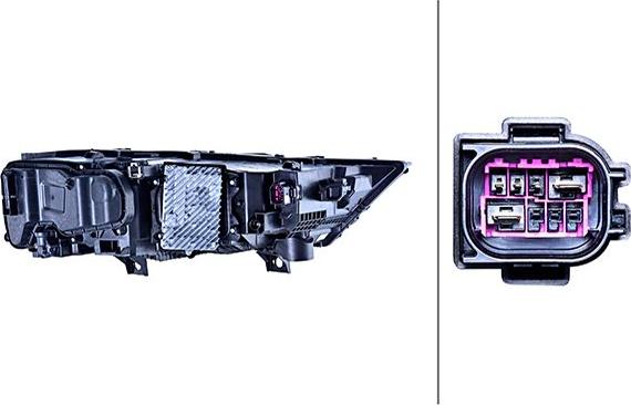 HELLA 1EX 354 881-071 - Основна фара autocars.com.ua