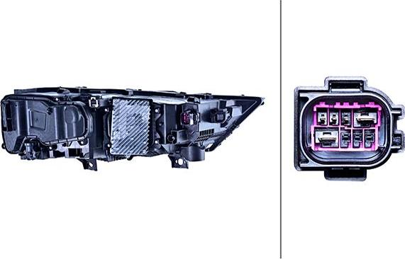 HELLA 1EX 354 881-131 - Основна фара autocars.com.ua