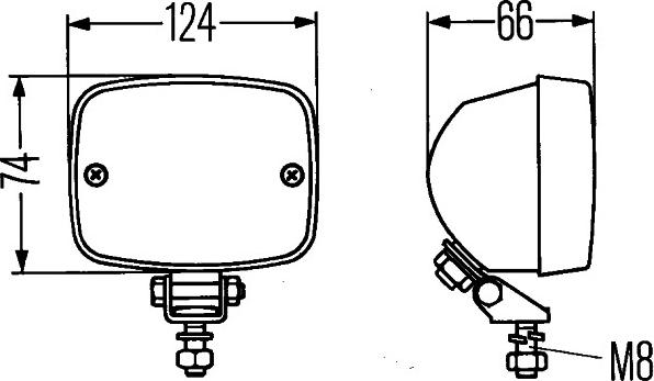 HELLA 2NE 002 985-001 - Елемент оптики авто autocars.com.ua