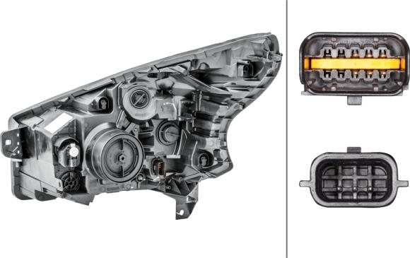 HELLA 1LE 011 410-041 - Основна фара autocars.com.ua