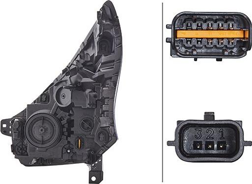 HELLA 1LE 011 565-181 - Основная фара avtokuzovplus.com.ua