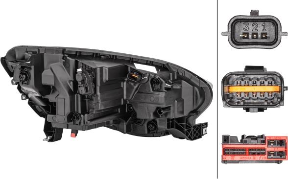 HELLA 1LX 012 293-631 - Основна фара autocars.com.ua