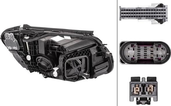 HELLA 1LX 013 063-531 - Основна фара autocars.com.ua