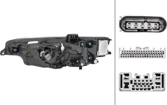 HELLA 1LX 013 502-941 - Основна фара autocars.com.ua