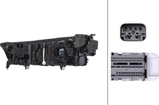 HELLA 1LX 014 952-541 - Основна фара autocars.com.ua