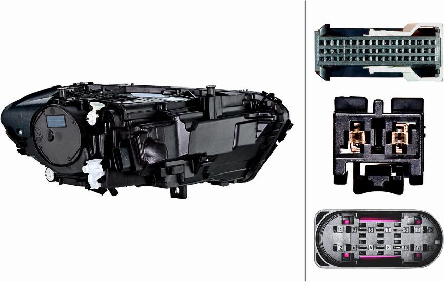 HELLA 1LX 015 390-531 - Основна фара autocars.com.ua