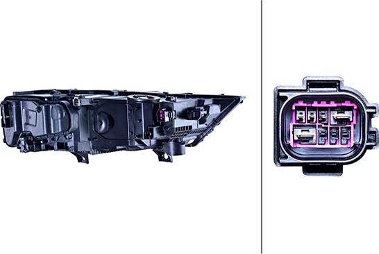 HELLA 1LX 354 881-031 - Основна фара autocars.com.ua