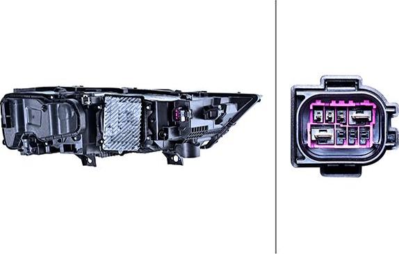 HELLA 1LX 354 881-151 - Основна фара autocars.com.ua