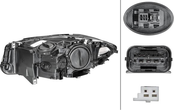 HELLA 1ZS 010 131-621 - Основна фара autocars.com.ua