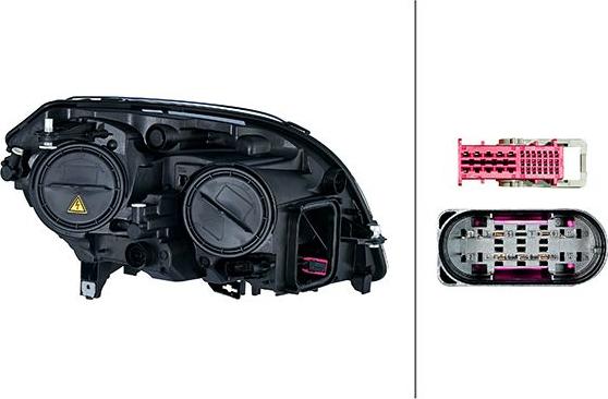 HELLA 1ZS 354 878-131 - Основна фара autocars.com.ua