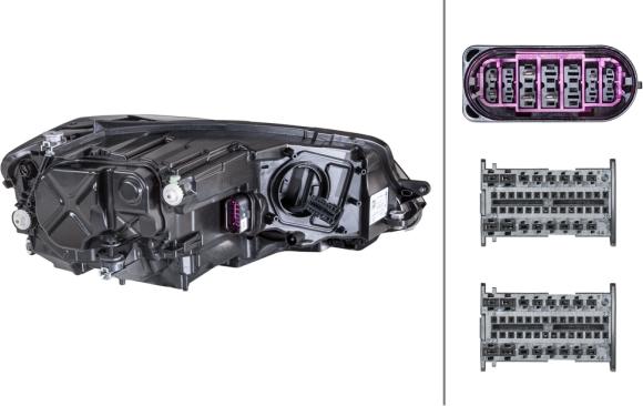 HELLA 1ZX 013 924-211 - Основна фара autocars.com.ua