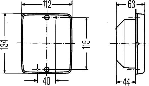 HELLA 2NE 003 236-301 - Задні протитуманні фари autocars.com.ua