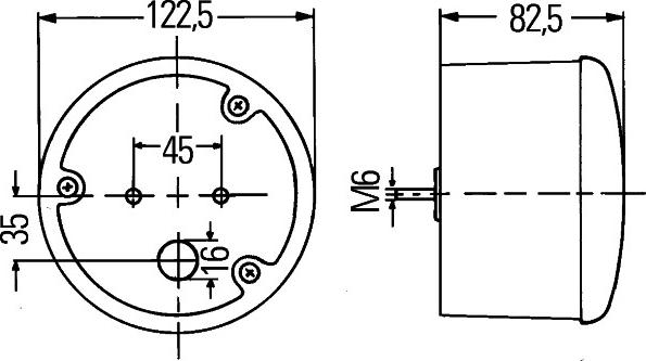 HELLA 2NE 964 169-027 - Задні протитуманні фари autocars.com.ua