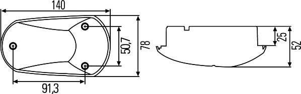 HELLA 2BM 008 355-017 - Дополнительный проблесковый маячок autodnr.net