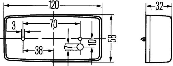 HELLA 2PG 002 727-021 - Гальмо вогонь autocars.com.ua