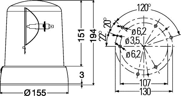 HELLA 2RL 008 061-111 - Елемент оптики авто autocars.com.ua