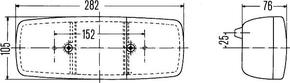 HELLA 2SD 001 699-511 - Задній ліхтар autocars.com.ua