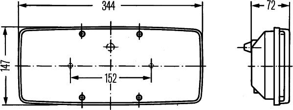 HELLA 2SD 003 167-531 - Задний фонарь avtokuzovplus.com.ua