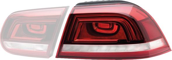 HELLA 2SD 010 697-111 - Задній ліхтар autocars.com.ua