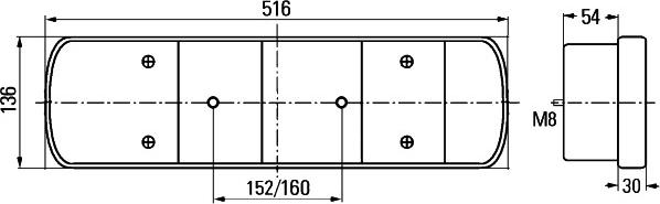 HELLA 2VD 008 205-041 - Задний фонарь avtokuzovplus.com.ua