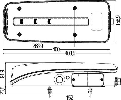 HELLA 2VD 012 381-011 - Задній ліхтар autocars.com.ua