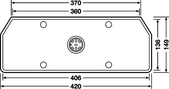 HELLA 2VP 008 789-021 - Задній ліхтар autocars.com.ua