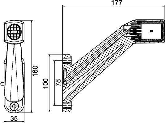 HELLA 2XS 011 744-021 - Габаритний ліхтар autocars.com.ua