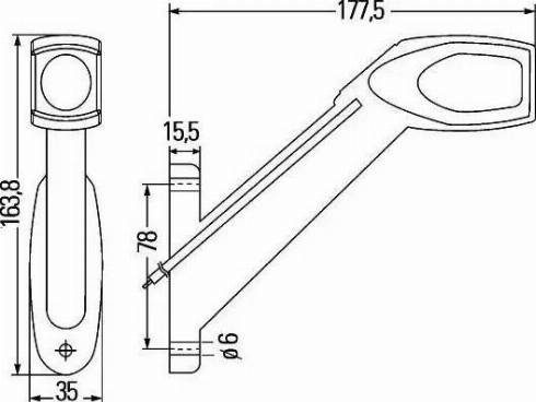 HELLA 2XS 340 418-021 - Габаритний ліхтар autocars.com.ua