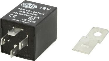 HELLA 4DB 001 887-041 - Переривник покажчиків повороту autocars.com.ua