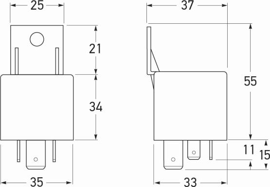 HELLA 4RA 003 437-088 - Реле, робочий струм autocars.com.ua