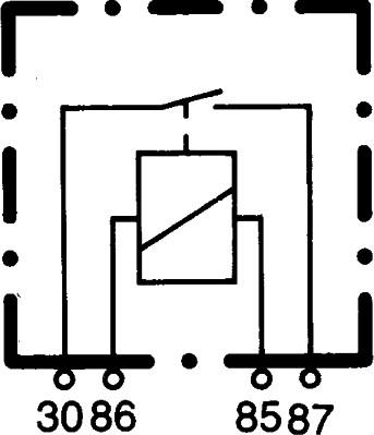 HELLA 4RA 965 400-007 - Реле, робочий струм autocars.com.ua