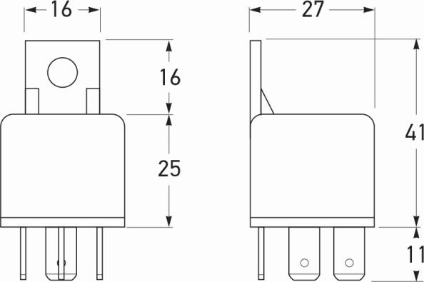 HELLA 4RA 965 400-032 - Реле, робочий струм autocars.com.ua