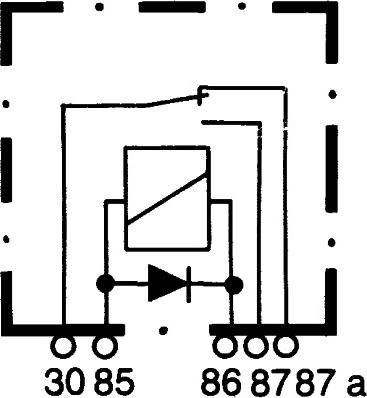 HELLA 4RD 933 332-027 - Реле, робочий струм autocars.com.ua