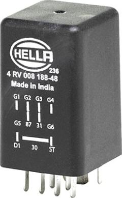 HELLA 4RV 008 188-481 - Блок управления, реле, система накаливания avtokuzovplus.com.ua