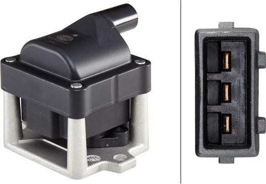 HELLA 5DA 006 623-951 - Котушка запалювання autocars.com.ua