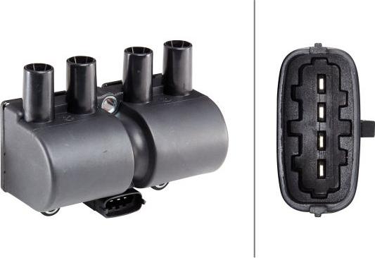 HELLA 5DA 193 175-561 - Котушка запалювання autocars.com.ua