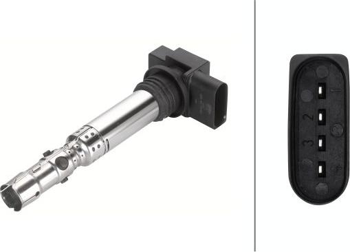 HELLA 5DA 193 175-901 - Котушка запалювання autocars.com.ua