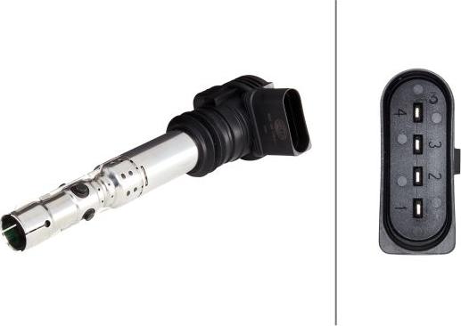 HELLA 5DA 193 175-911 - Котушка запалювання autocars.com.ua