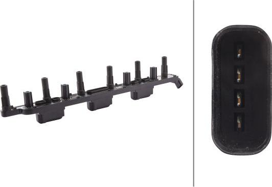 HELLA 5DA230035-471 - Котушка запалювання autocars.com.ua