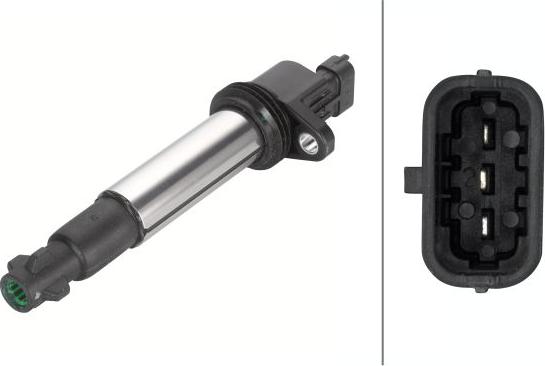 HELLA 5DA 358 057-421 - Котушка запалювання autocars.com.ua